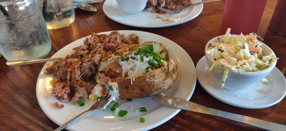 Pulled Pork Baked Potato Cole Slaw