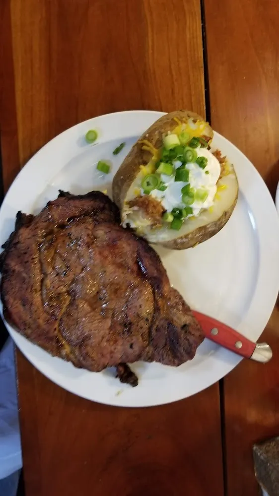 Ribeye Steak and Baked Potato